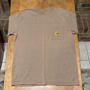 Men's Bear River Workwear XL Brown Pocket T-Shirt